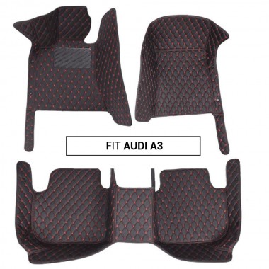 Audi A3 Luxury Leather Diamond Stitching Car Mats