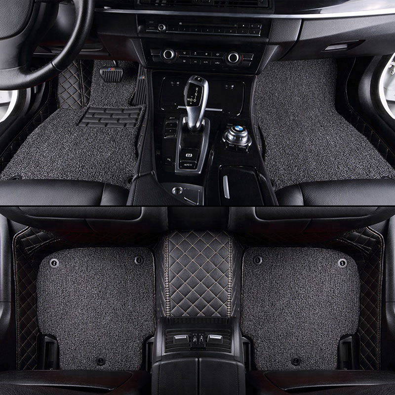 Diamante Floor Mats for Sale, Black and Grey Double Layer Premium